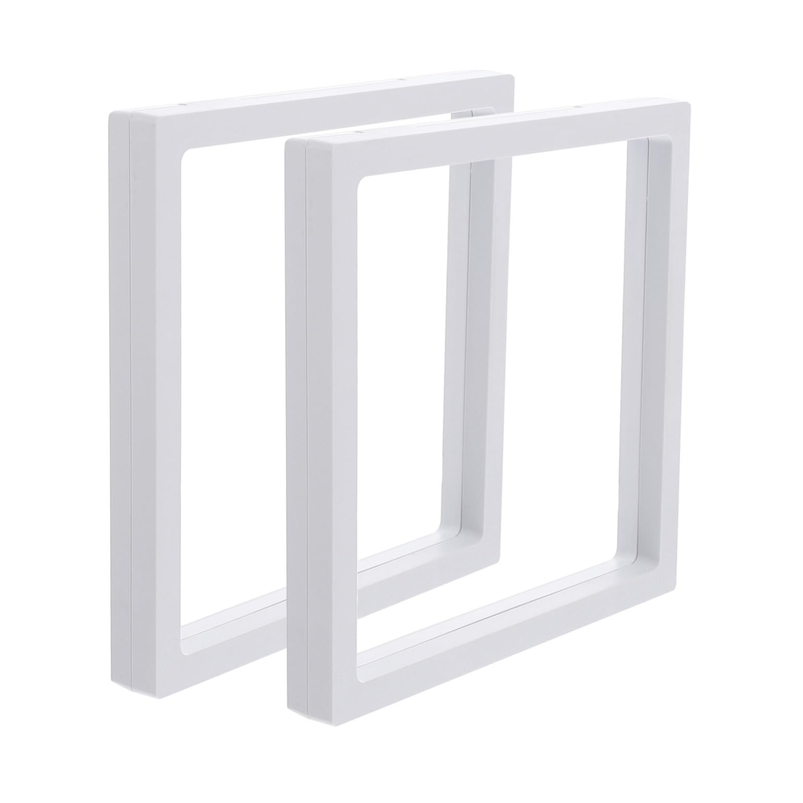 BESTYASH Elegant Jewelry Display Case 2pcs Floating Frame Display Stands for Showcase