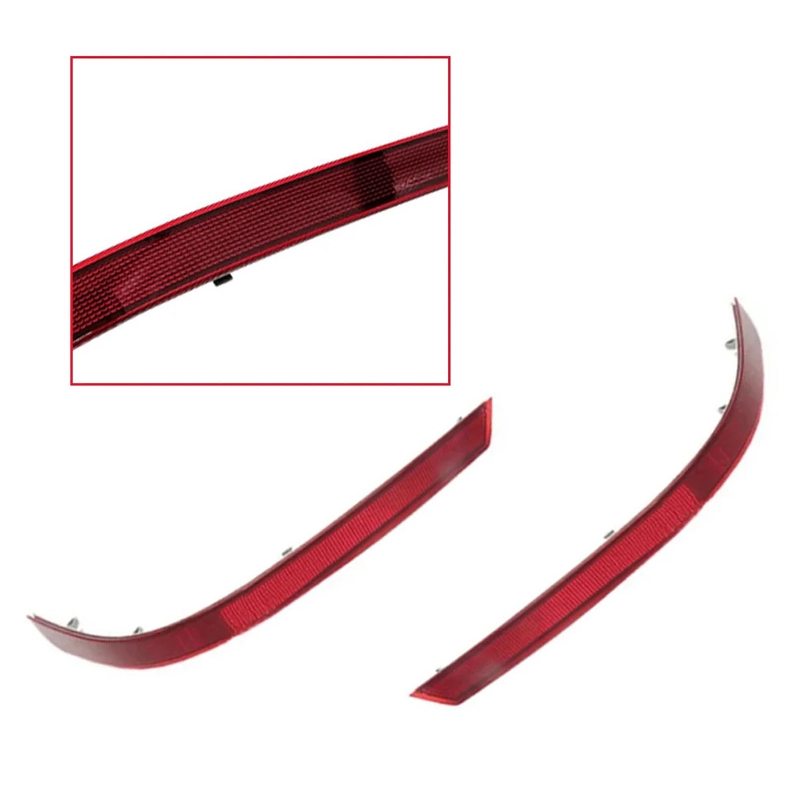 1 Pair 2518200174 2518200274 Rear Bumper Reflector Car Rear Warning Strip Fit For W251 R350 R280 R-Class 2006-2011