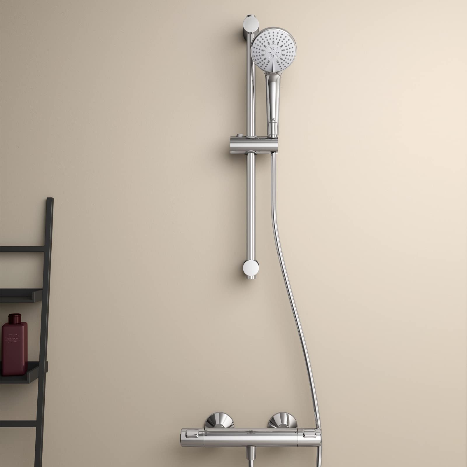 Ideal Standard A7203AA Ceratherm T25 Ensemble de douche en saillie