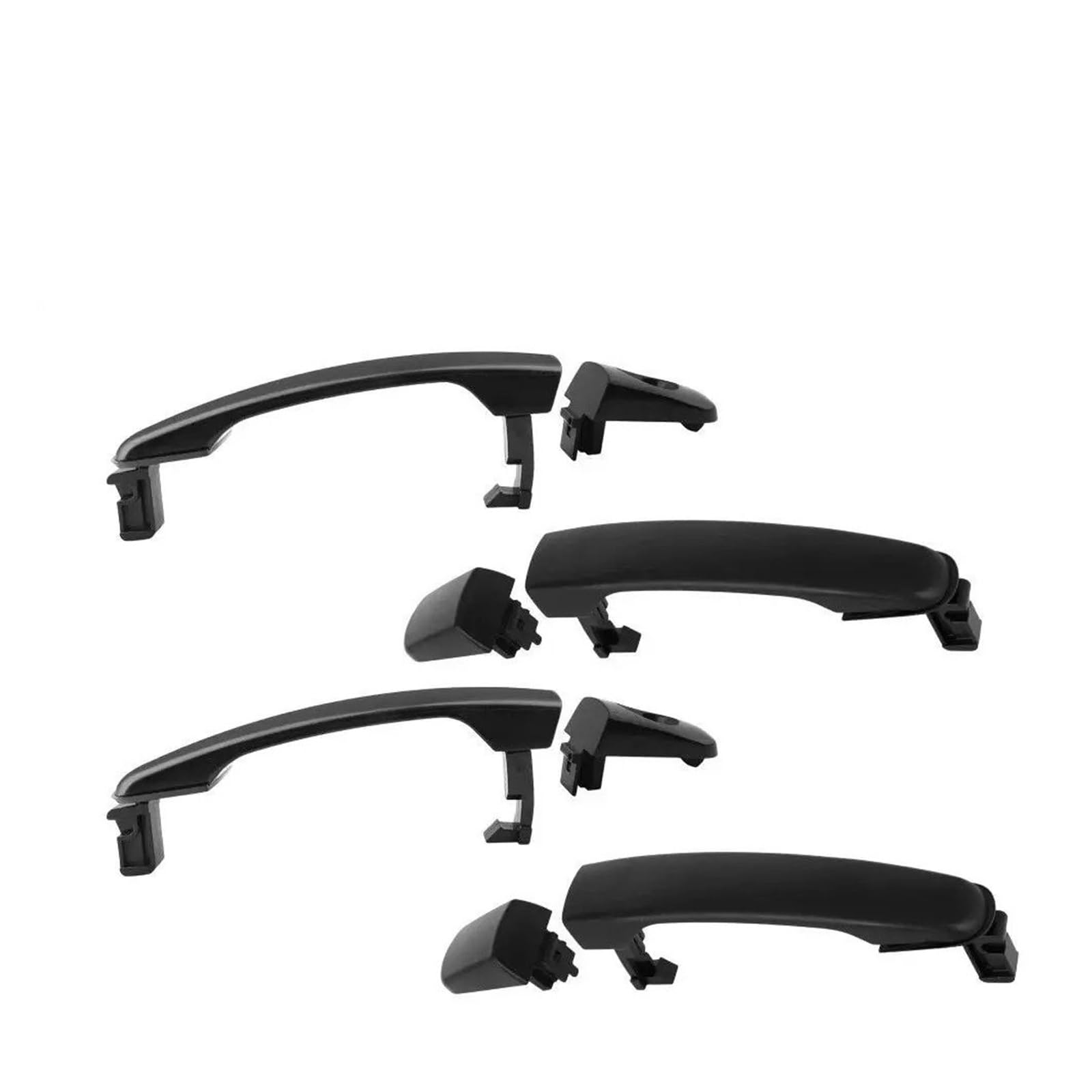 Wjwftcmk for Pontiac for Torrent 2006-2009 for G6 2005-2010 Exterior Door Handle Front Rear Left Right Black Left Handle(Front Left)