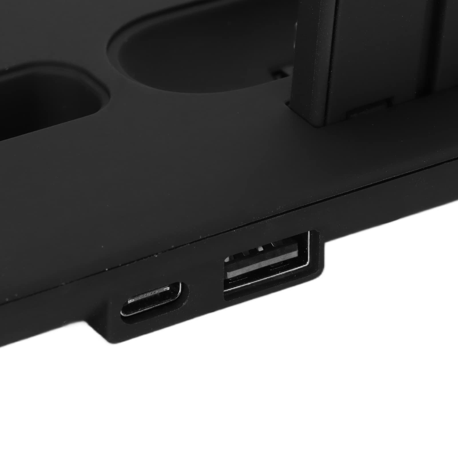 Caricabatterie Wireless 5 in 1 Stazione di Ricarica Rapida Portatile per Telefoni Cellulari Orologi Auricolari Design ABS