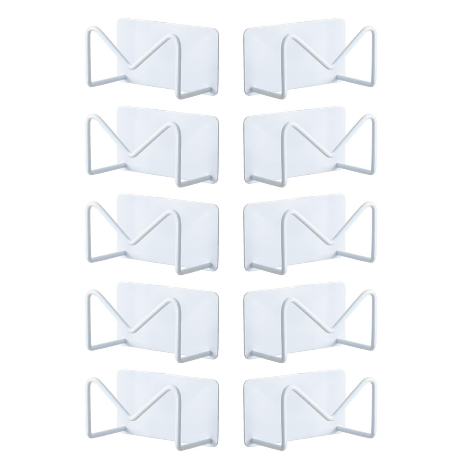 YWLUUOO Of 10 Strong Stainless Steel Sponge Rack Easy Install Kitchen Storage Solution for Dishing Cloths and Brushes Denial Drill Kitchen Planner