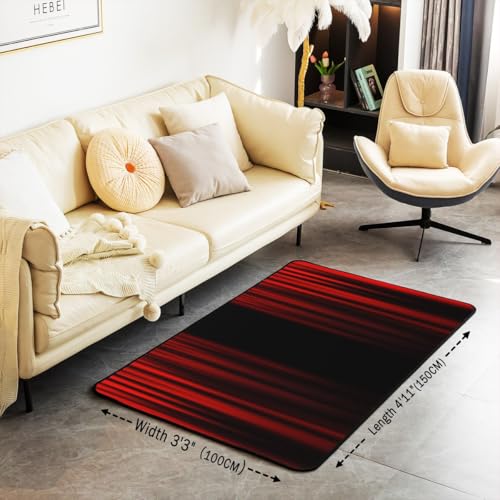 Tapete de sala jejeloiu 100x150 cm geométrico antideslizante miniatura 3
