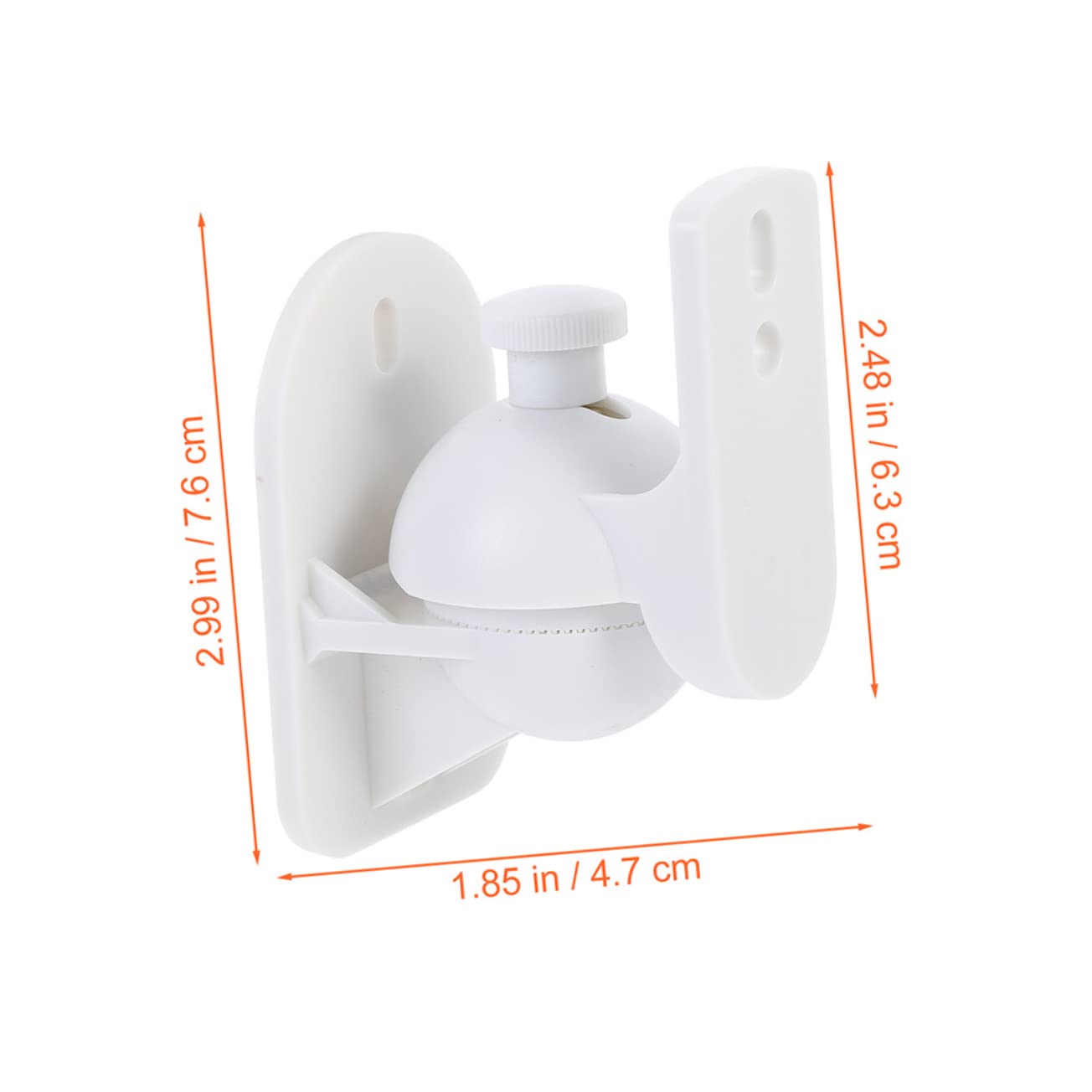 4piezas Soportes De Pared Giratorios y Ajustables Para Altavoces Soporte Para Altavoces De Pared