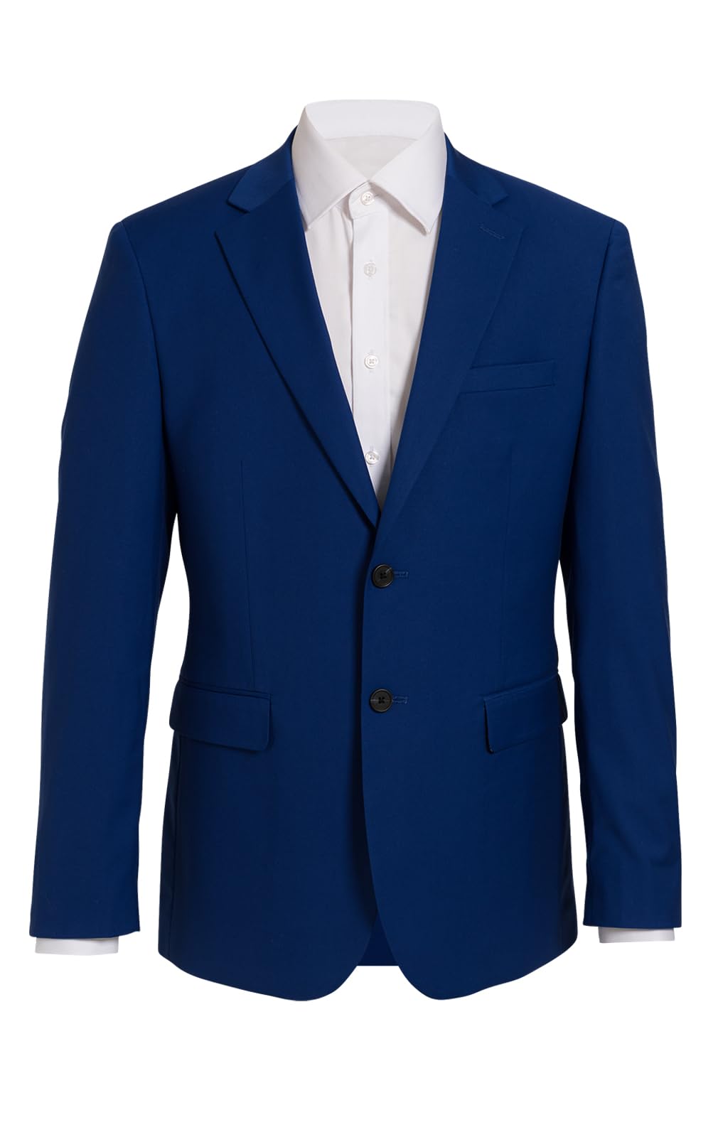 Dobell Men's Bright Blue Suit Jacket Regular Fit-52L