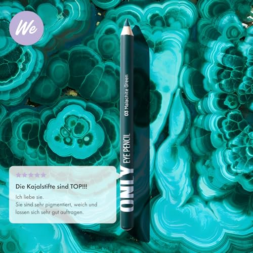 We Make-up Only 03 Malachite Green Augenstift (Intensives Petrol) – Hohe Pigmentierung, samtige Textur, hohe Verblendbarkeit