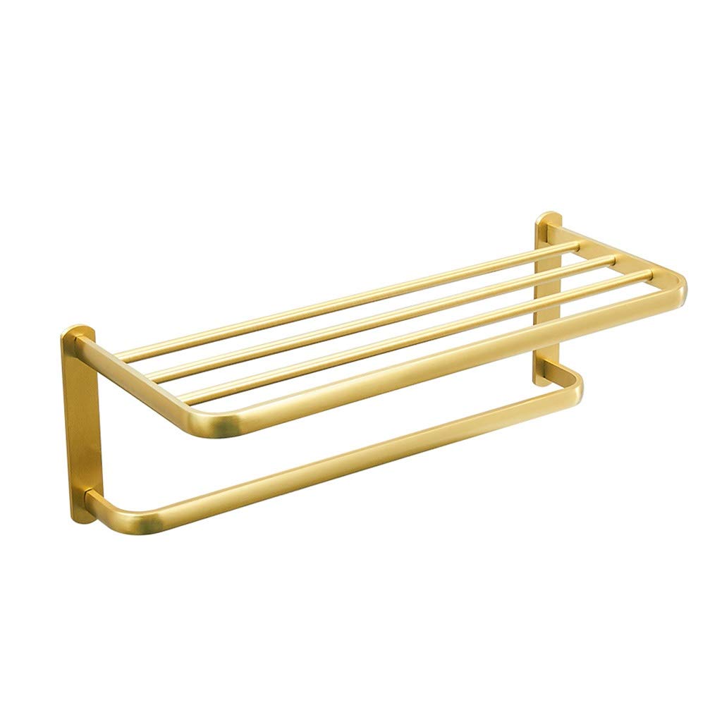 Estantes de baño, estante de Metal, estante de cocina, estante de almacenamiento para baño, ducha, galvanizado, baño, latón, estante de almacenamiento de Una Sola capa