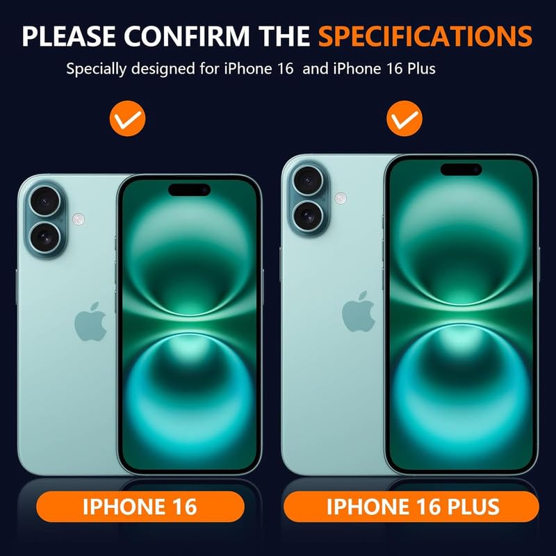 Image of Skinomi Camera Lens Protector Compatible with iPhone 17 /16 / 16 Plus [Anti-Scratch] Premium Tempered Glass Film Aluminum Alloy Lens Ring Cover -Teal Green