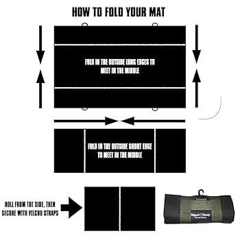 Jenzi Camo Unhooking Mat With Measuring Tape - Scales And Measures - FISHING-MAR