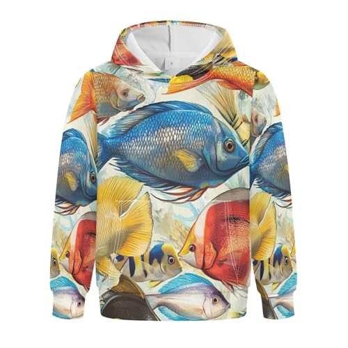 Kids Hoodies for Girls Boys, Pullover Hooded Toddler Sweatshirt Long Sleeve Hoodie