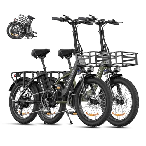 ENGWE Klapprad Ebike 20 Zoll Elektrofahrräder mit 15.6Ah Lithium-Akku, Reichweite bis 140KM, 7-Gang Ebike Herren für MTB, Strand & Schnee