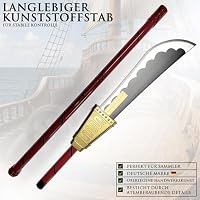 One Piece Whitebeard Speer Murakumogiri 149cm | Edward Newgate Naginata Replik mit Holzklinge | Leichtes Bisento für Cosplay & Kostüm | Anime Fans – Ansicht 7