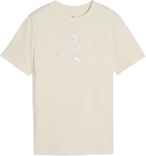 Puma Mädchen Script Tee G Hemd, Alpine Snow, 140 EU