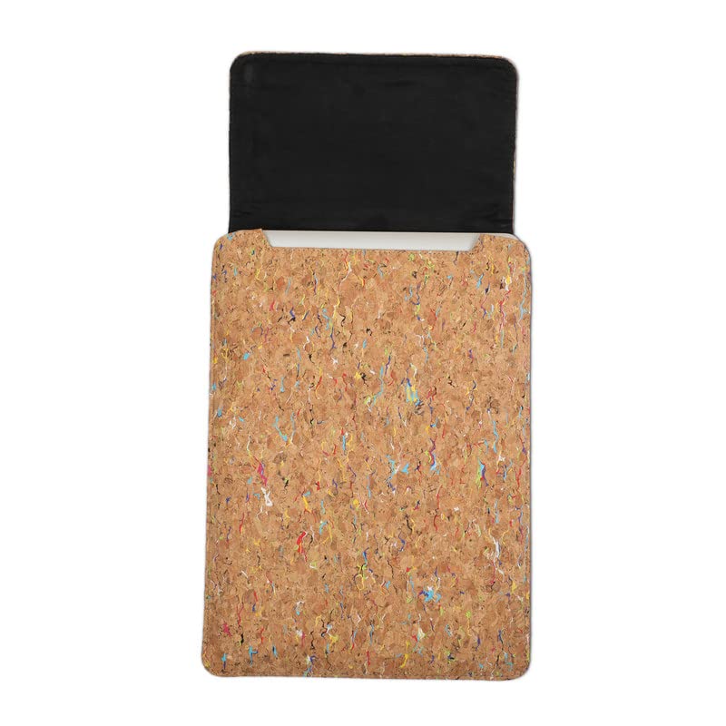 Image of Enthopia MacBook Sleeve Compatible with 2022-2018 MacBook Air 13 A2337 M1 A2179 A1932 / MacBook Pro 13 A2338 M1 A2251 A2289 A2159 A1989 / 14 inch A2442 - Colourful Cork