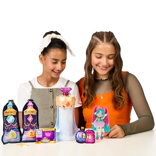 Miniatura 4 de Pixlings Magic Mixies. Amber, La Pixling Dragona. Prepara Una Poción Mágica Para Hacer Que Una Hermosa Pixling De 16,5 Cm Aparezca En Un Frasco