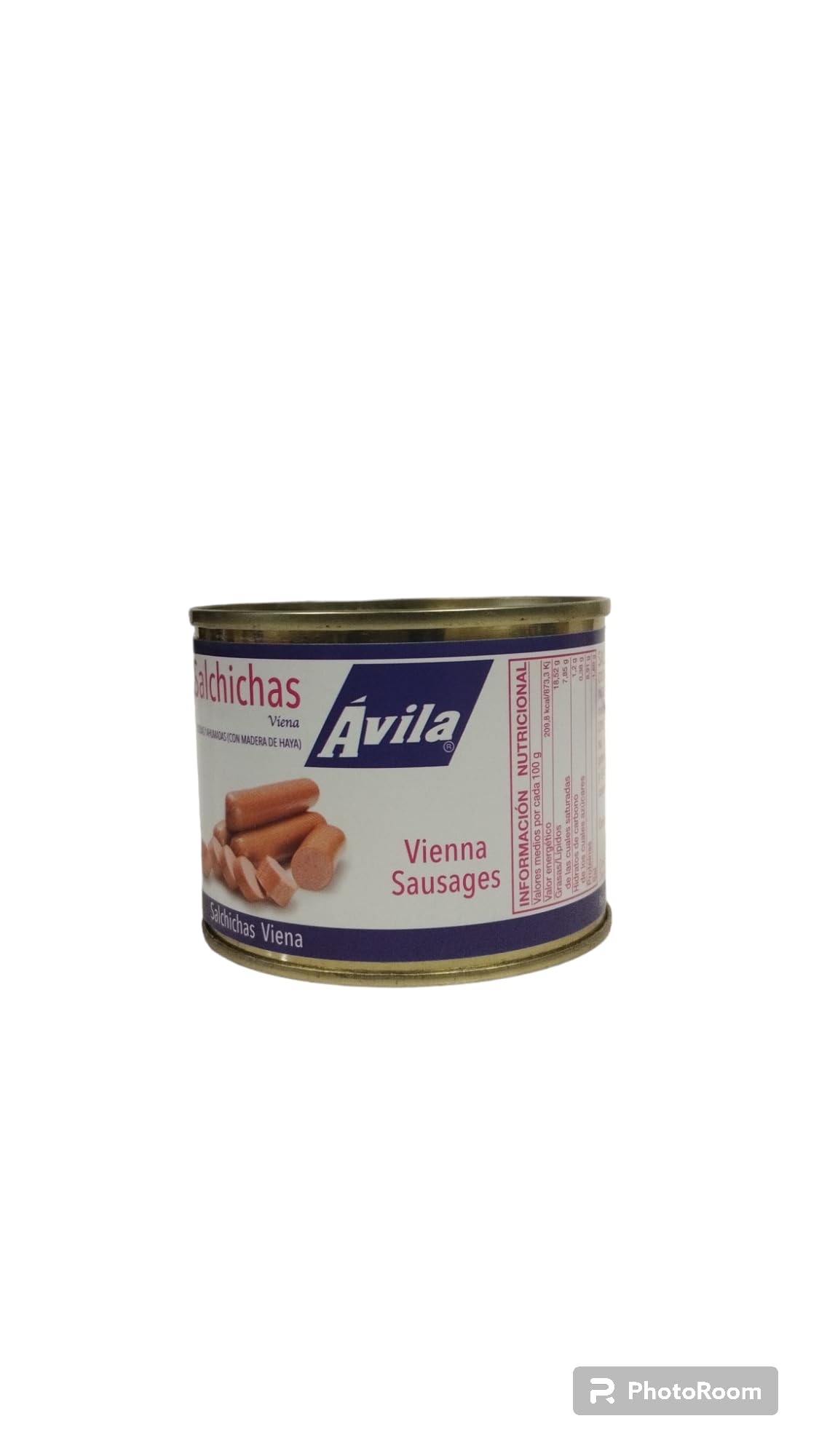 Salchichas Viena En Lata - Ávila - Cocinadas y Ahumadas (Con madera de haya) - 210 g