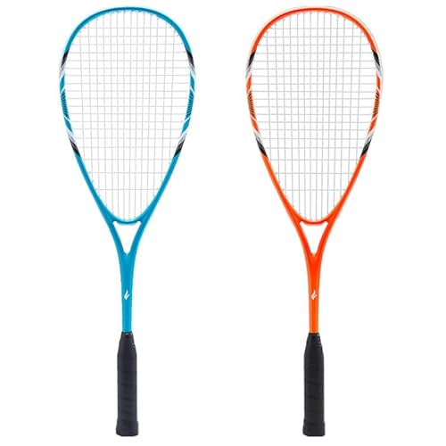 Raquete de Squash,Tiro único+Raquete+Bola de aquecimento (laranja)