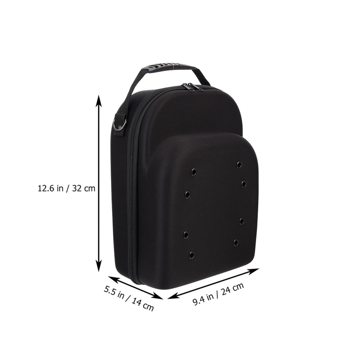 INOOMP Custodia Organizer da Viaggio Pratico e Resistente per Cappelli da Baseball 2 Pezzi in Eva Nero e Regali di Compleanno per Vacanze
