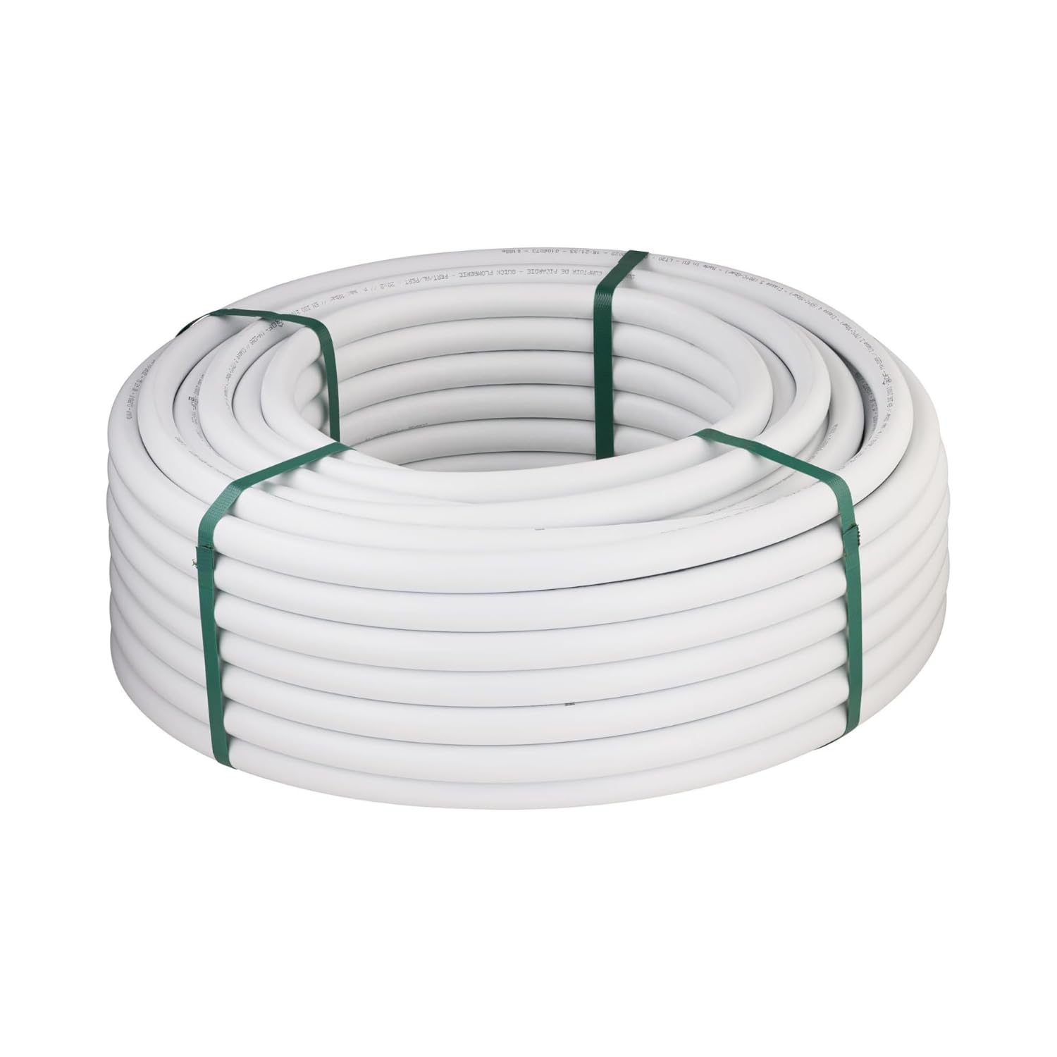 Tube Multicouche Nu en Couronne Ø16 mm - Longueur 50 Mètres - Certifié NF 545 - Pour Eau Potable (Sanitaire) et Chauffage - Barrière Anti-Oxygène et Mémoire de Forme (Ø16 mm x 50m)
