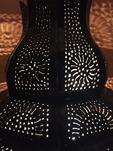 Orientalische Lampe Pendelleuchte Rostfarben Harun E27 Lampenfassung | Marokkanische Design Hängeleuchte Leuchte aus… – Bild 5