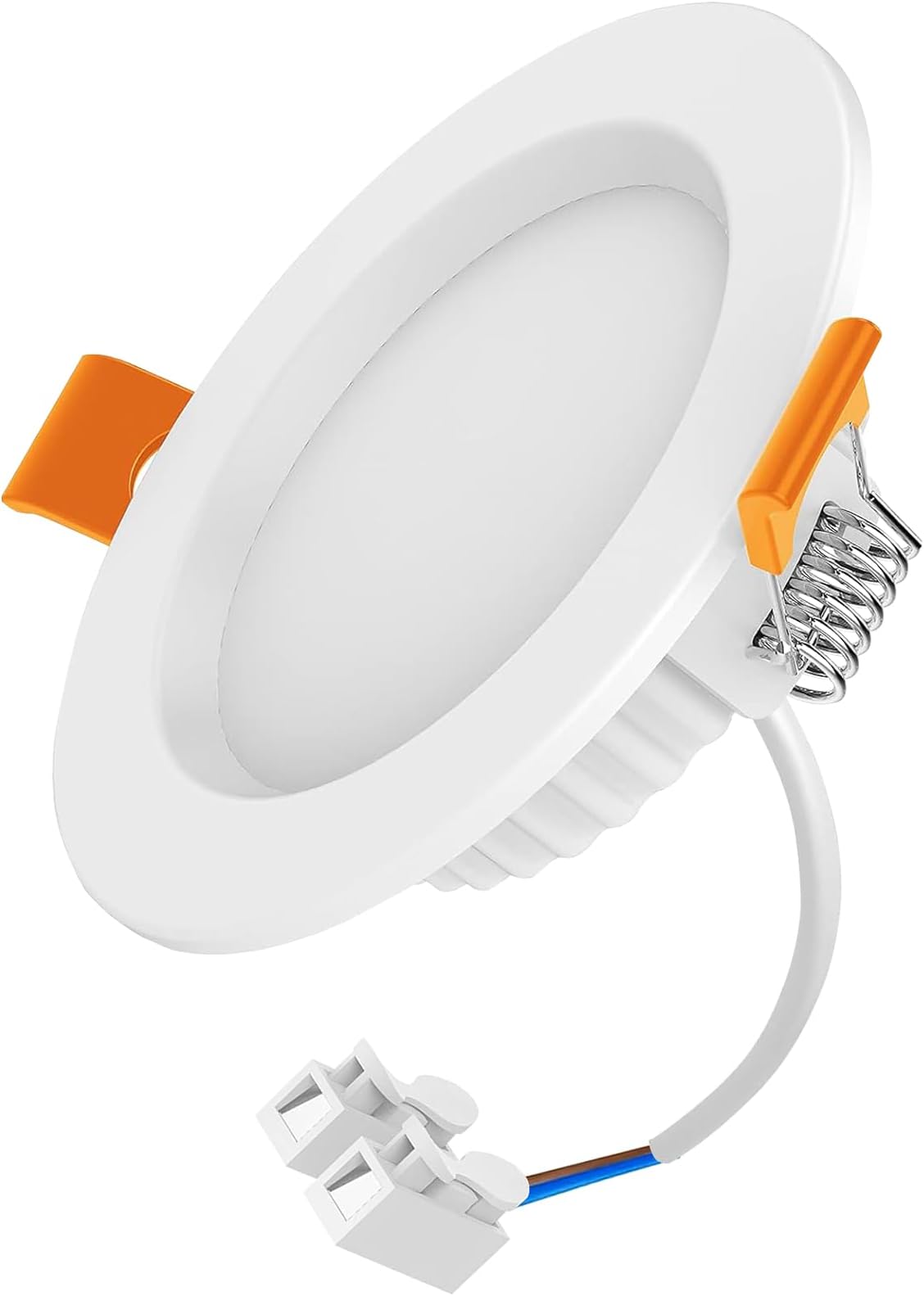 LED Downlights Ceiling Warm White 4000K 9W 900LM, AC 220-240V, Cut Φ95mm, IP44 Ultra Slim LED Recessed Ceiling Lights for Bathroom Bedroom Kitchen Living Room, Not Dimmable