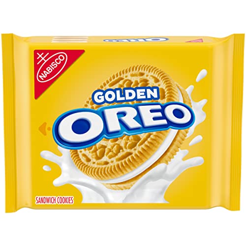 Image of OREO Golden Sandwich Cookies, 13.29 oz | Certified Kosher