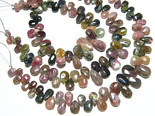 Tourmaline mystique en perle poire LKBEADS lot de pierres précieuses pour bijoux artisanaux