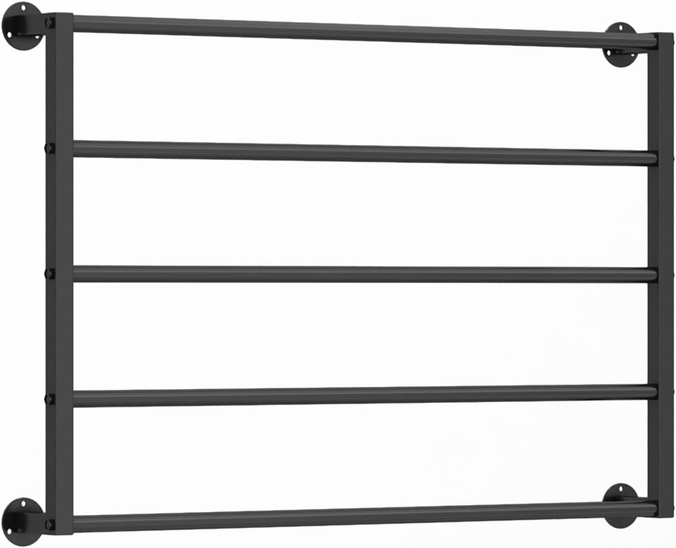 5/9-warstwowy metalowy organizer do przechowywania wstążek do montażu na ścianie do salonu i ekspozycji detalicznej, idealny do szalików, szalików, pasków, ręczników, papieży