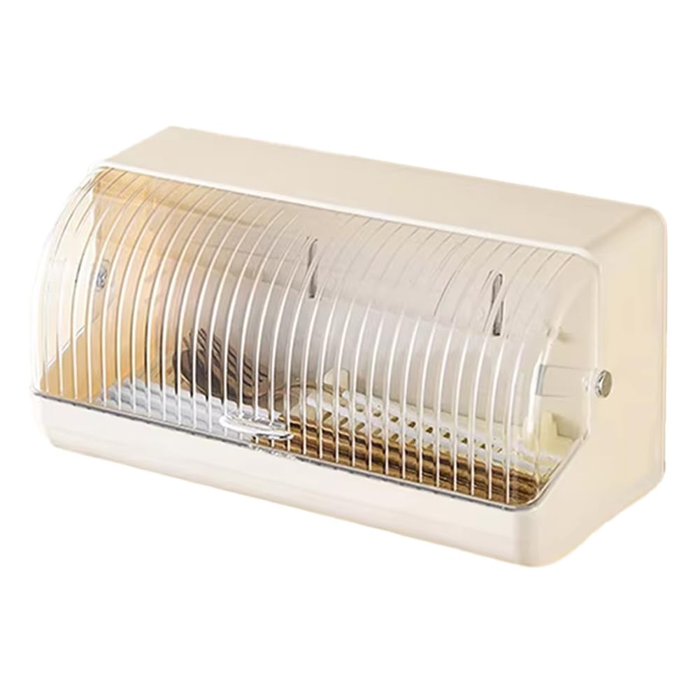 CTRLZS Large Capacity Chopstick Storage Box - Wall Mounted, Drainable, Dustproof with Lid, Ideal for Tableware Organization