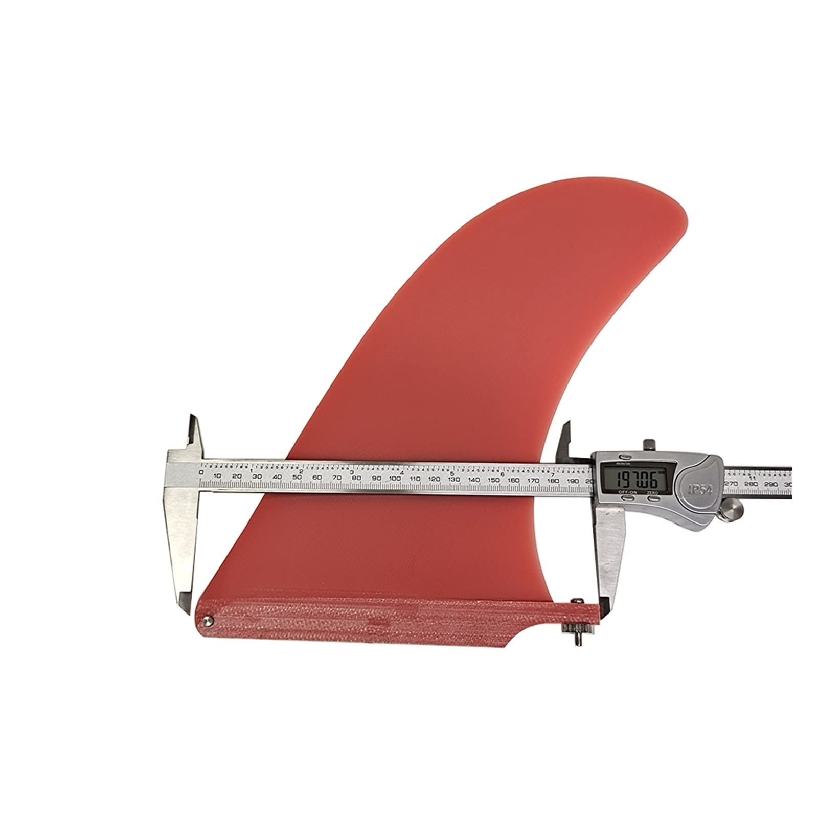 Silnik do Kajaka, Płetwy do longboardu surfingowego płetwa deski surfingowej 9,5/10 długość niebieski/czerwony kolor(10 inch-01)