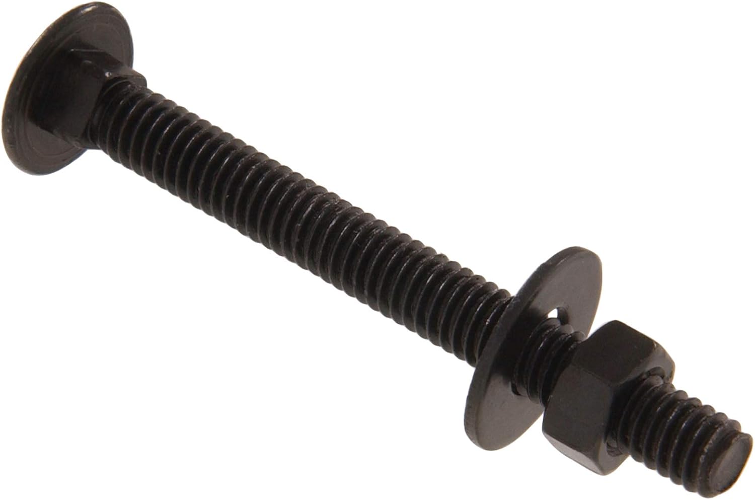 Black 852517 5/16 x 3 Carriage Bolt Finish 3-Pack, 5/16 x 3
