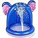 lenbest Piscina Inflable para Bebés, Hinchable Infantil, Elefante Splash Pool para Niños, Aspersor de Juego con Fondo de Burbuja Inflable de Doble Capa para Jardín/Piscina/Playa