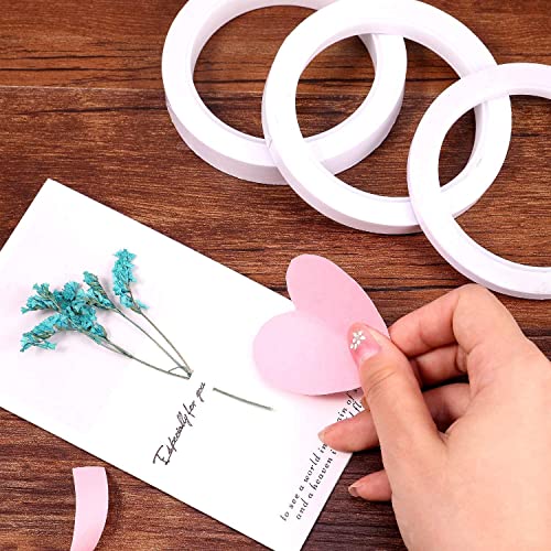 YISUMEI 4 Rollen Klebeband Doppelseitig Selbstklebend Doppelklebeband 10 mm x 25 m Transparent für Basteln DIY Handwerk