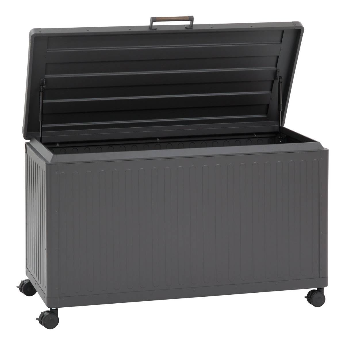 Hespéride - Coffre de rangement edenio graphite s 130 x 60,4 x 78cm en aluminium