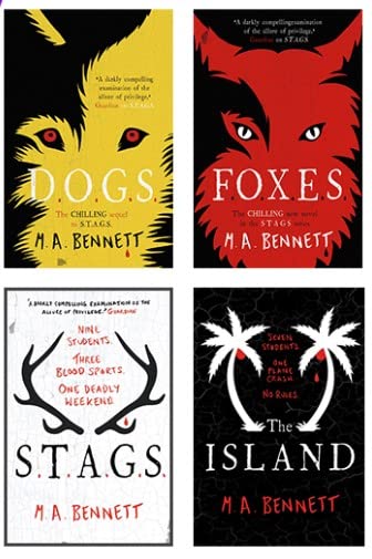 M.A. Bennett Collection - SET OF 4 Books STAGS DOGS FOXES THE ISLAND