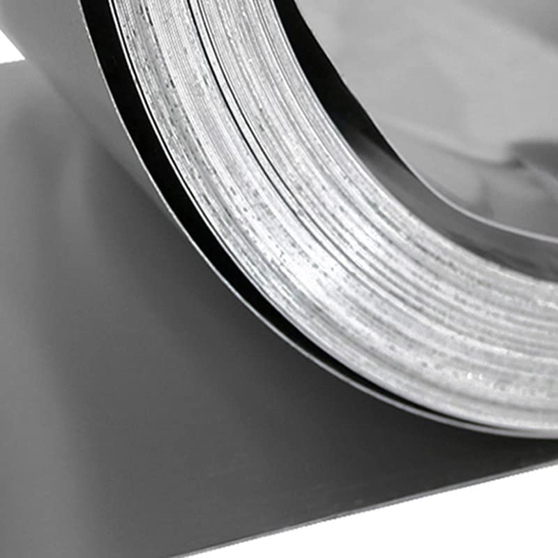Image of 1Pc 304 Stainless Steel Width 100mm Foil Shim Sheet Thickness 0.01mm 0.02mm 0.03mm 0.05mm 0.1mm 0.15mm 0.2mm 0.3mm 0.5mm (Specification : 0.03mmX100mmX1m 1pc)