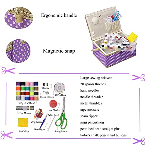 D&D, scatola da cucito con kit da cucito con