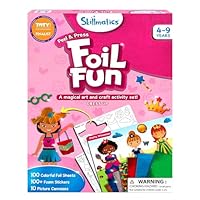 Skillmatics Foil Fun - Dress Up, No Mess Art for Kids, Craft Kits & Supplies, DIY Creative Activity, Travel Toys, Gifts for Girls & Boys Ages 4, 5, 6, 7, 8, 9, Travel Toys