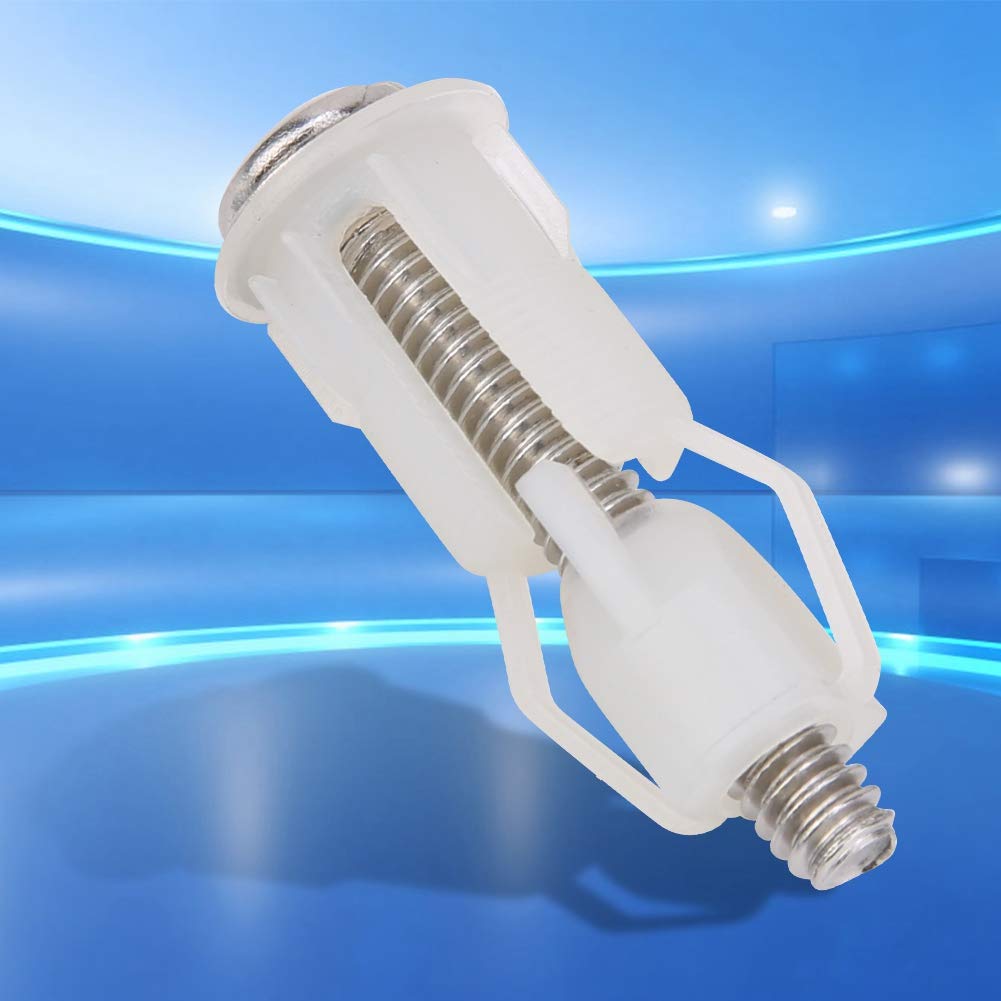 Toilet Seat Screw Set - 3 Pair DIY Plastic Fixings, Easy Installation, Aging Resnt