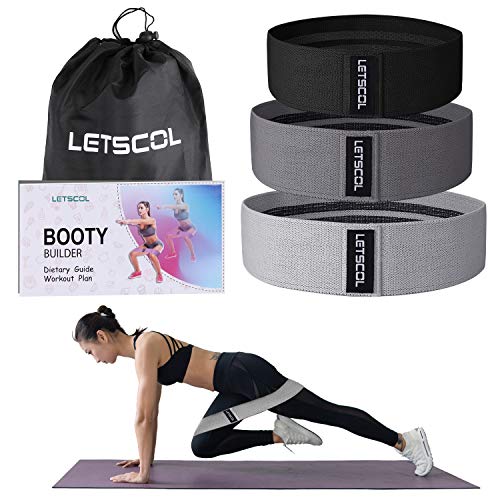 LETSCOL Resistance Bands for Legs and Butt,Exercise Bands Booty Bands Workout Bands Hip