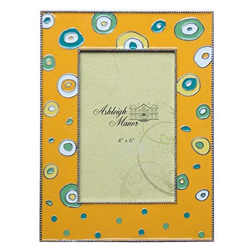 Ashleigh ManorRetro Orange Photo Picture frame 4x6
