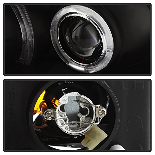 Xtune For Civic 2006-2008 2Dr Projector Headlights Led Halo Black/Clear #TOP3