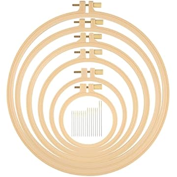 needles and hoops embroidery