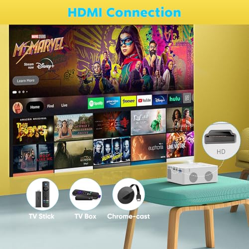 PURSHE Mini Bluetooth Projector HI-01 の商品画像 6