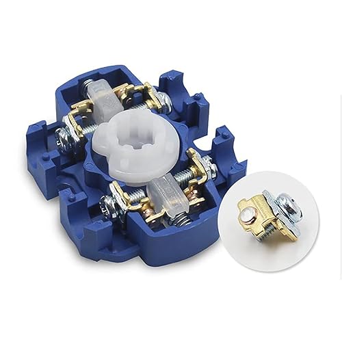 Miniatura 3 de Interruptor selector de cambio universal, interruptor de transferencia de energía, 2 posiciones 12 terminales, LW26-25 N3 380V 25A Motor,