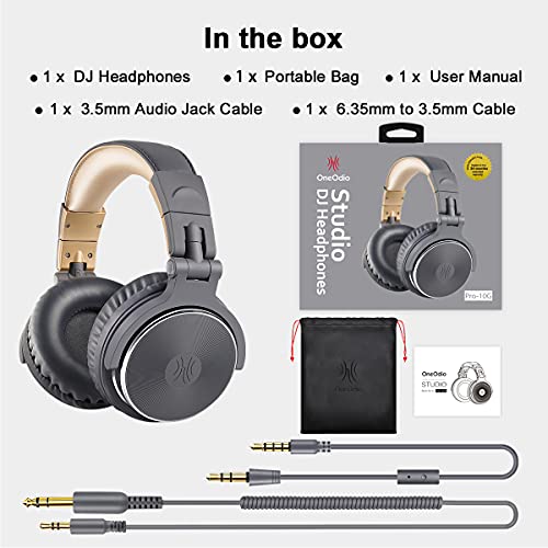 OneOdio Over Ear Hoofdtelefoon Studio Bedrade Bass Headsets met 50mm Driver, Opvouwbare Lichtgewicht Hoofdtelefoon met… - Image 8