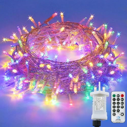 LITYBY String Lights Mains Powered 120LED 15M/49ft Fairy Lights Plug in