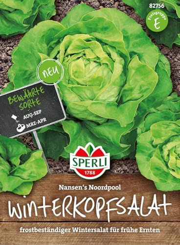 Sperli Nansen\'s Noordpool Wintersalat Samen Winterhart | Bewährte Sorte | Wintergemüse Saatgut | Frühjahr u. Herbst | Wintergemüse Samen | Salat Samen Sperli Nansen\'s Noordpool Wintersalat Samen Winterhart | Bewährte Sorte | Wintergemüse Saatgut | Frühjahr u. Herbst | Wintergemüse Samen | Salat Samen