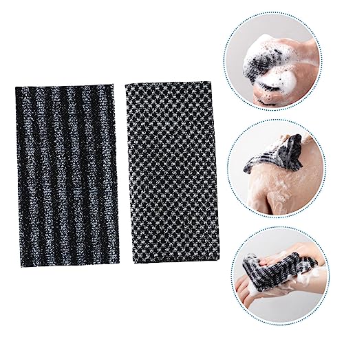 Serviette de corps de arrière confortable avec éponge de bain et scrub - 5