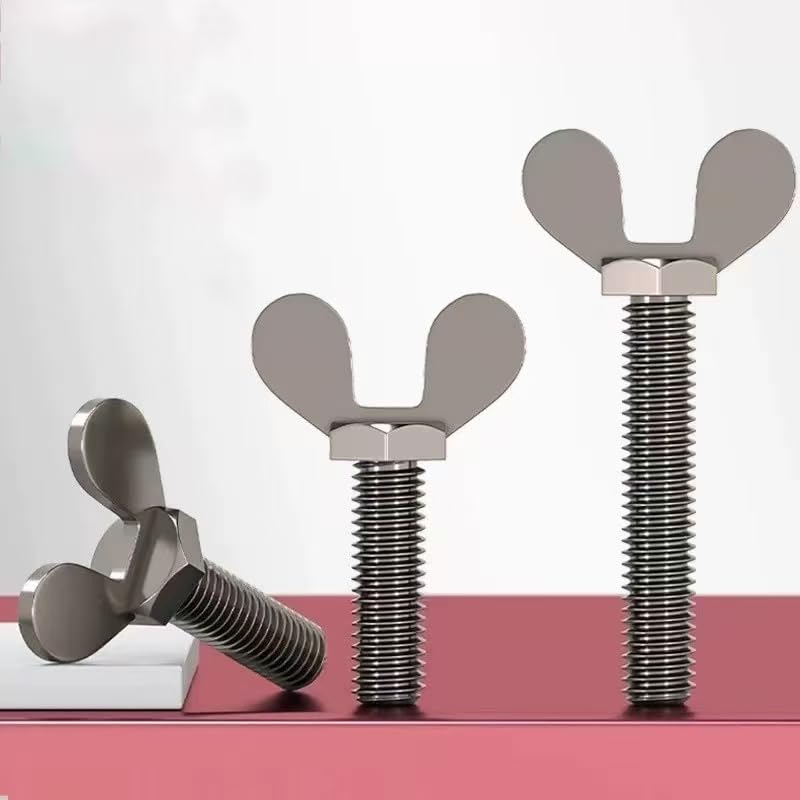 Titanium Wing Thumb Screws Bolts M5 M6 M8 (50,M6 x 10mm)